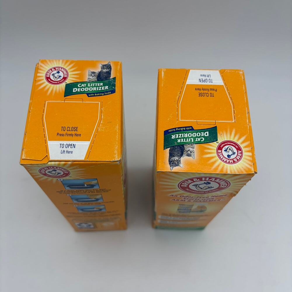 2 Arm & Hammer Cat Litter Deodorizer Powder with Baking Soda 20oz Each - Picture 2 of 5